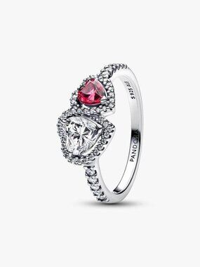 Pandora Halo Hearts Ring